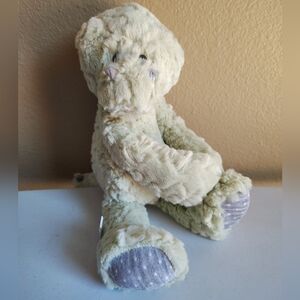 Demdaco Green Alligator Plush Hugging Magnet Hands Baby Toy Collectible Lovey